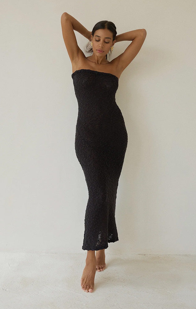 BAHHGOOSE ELV DRESS IN NOIR