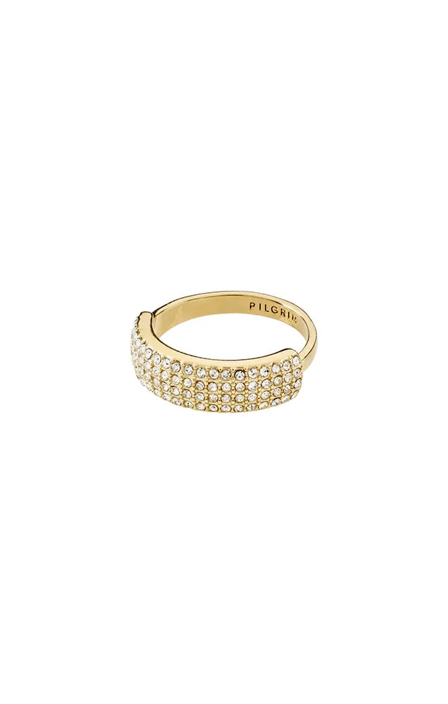 PILGRIM HEAT RECYCLED CRYSTAL RING