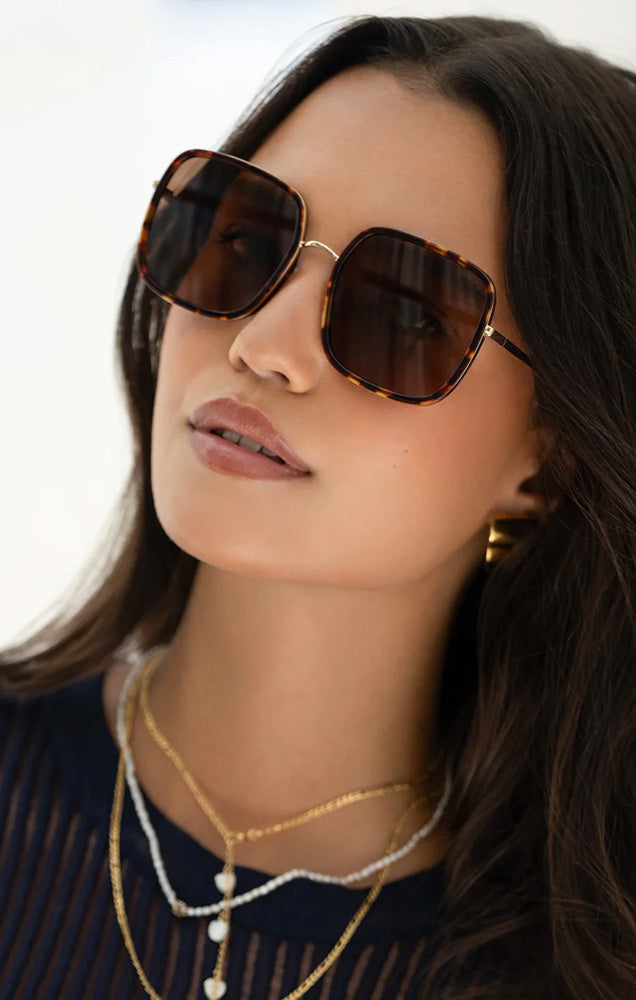 FREYRS COSMO SUNGLASSES IN DARK TORTOISE