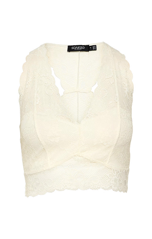 SOAKED IN LUXURY SLDOLLY BRALETTE IN ANTIQUE WHITE