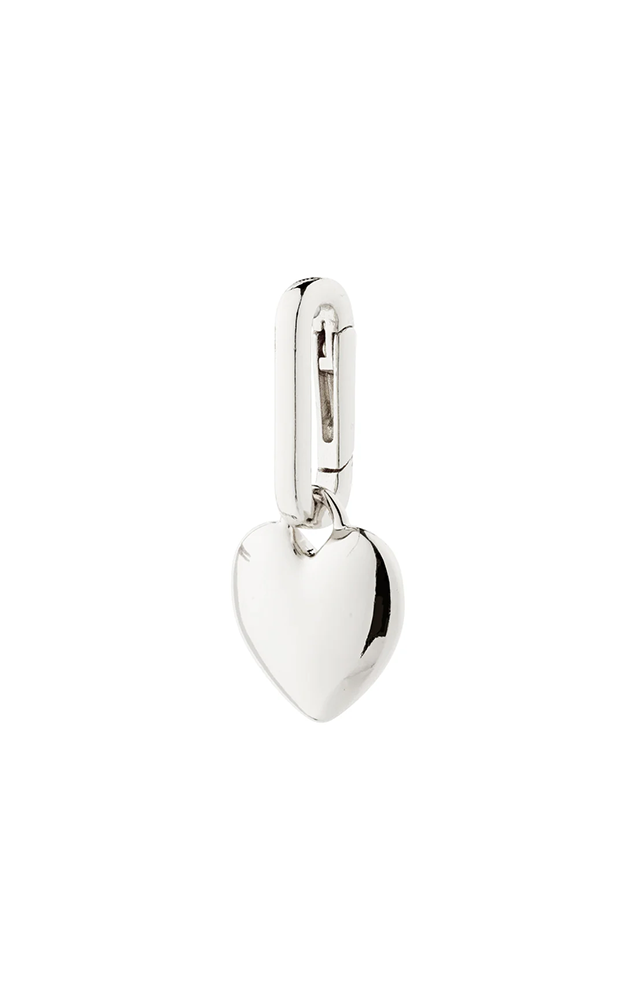 PILGRIM CHARM RECYCLED HEART PENDANT