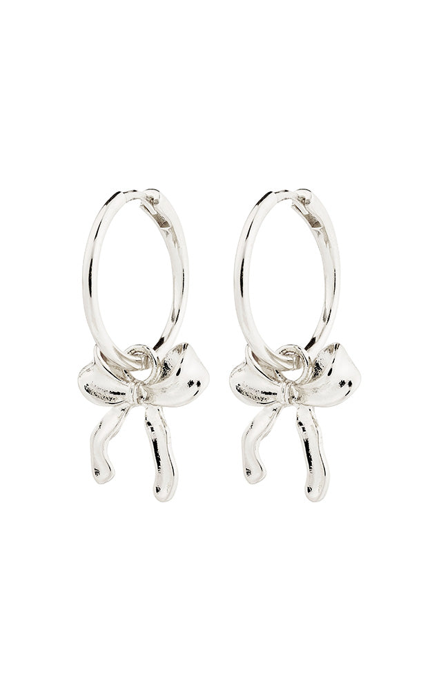 PILGRIM CASSIAN HOOP EARRINGS IN SILVER