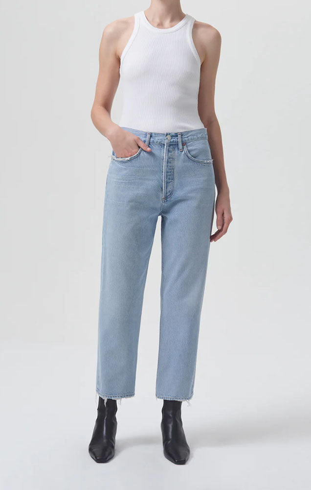 AGOLDE BAILEY TANK IN WHITE