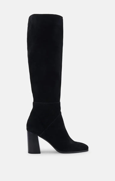 DOLCE VITA FYNN BOOTS IN BLACK SUEDE NEEDS WANTS