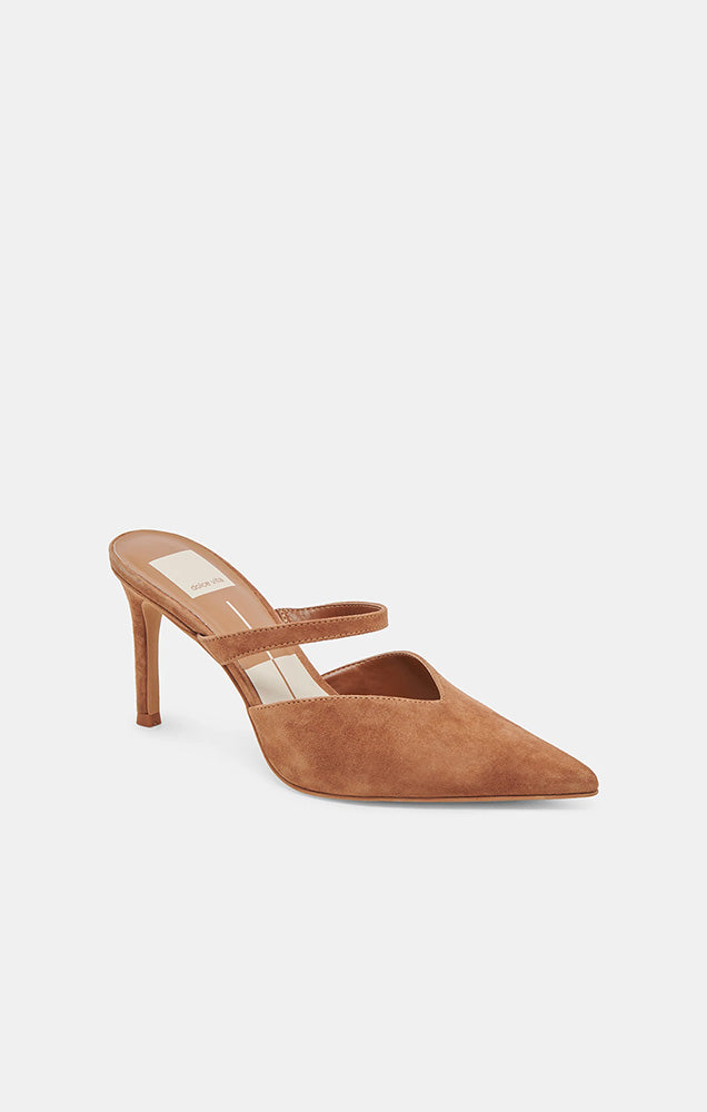 DOLCE VITA KANIKA HEEL IN PECAN SUEDE