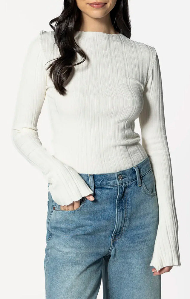 DÈLUC SINES SWEATER IN ECRU