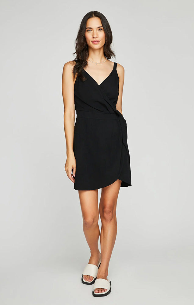 GENTLE FAWN ALICIA MINI DRESS IN BLACK