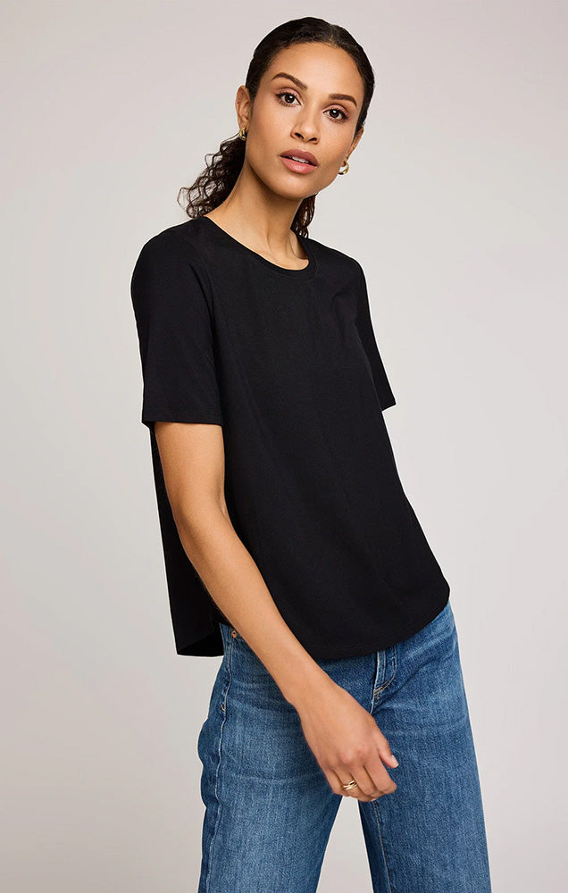 GENTLE FAWN BRIELLE T-SHIRT IN BLACK