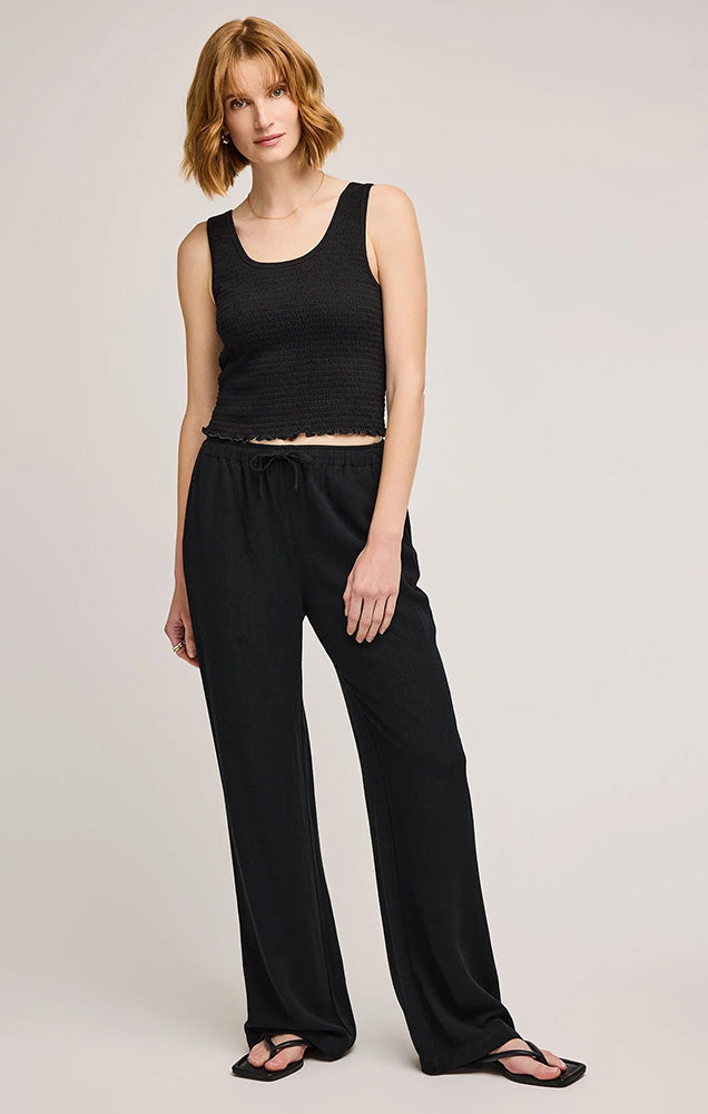 GENTLE FAWN FINLEY LINEN PANT IN BLACK
