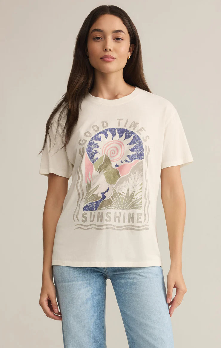 Z SUPPLY SUNSHINE BOYFRIEND TEE