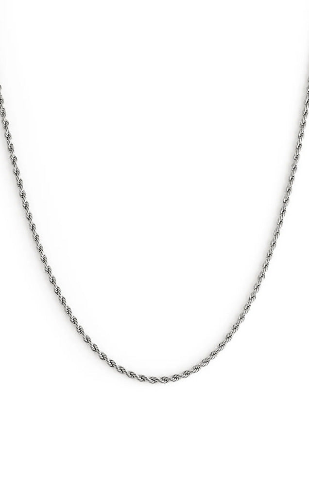 TWENTY COMPASS THIN ROMANCE NECKLACE IN SILVER