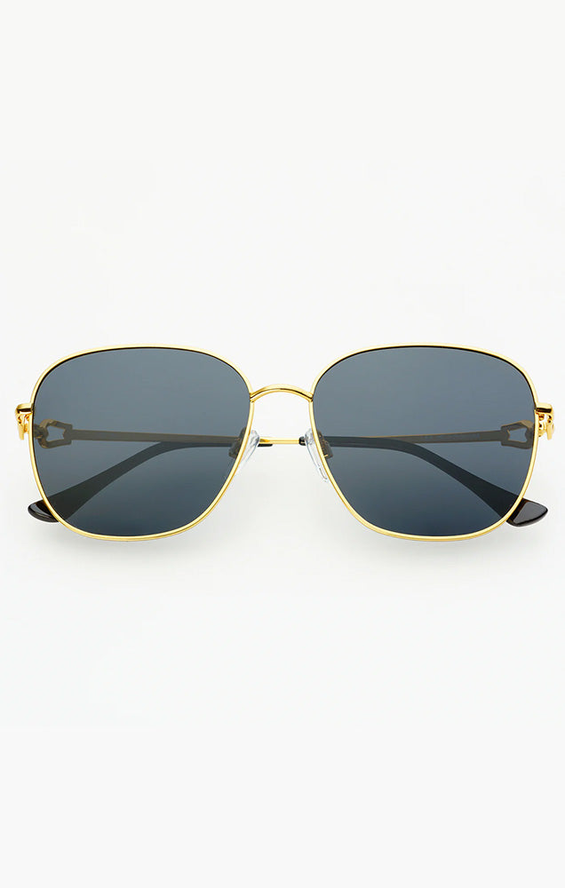 FREYRS LEA SUNGLASSES IN GOLD / GRAY