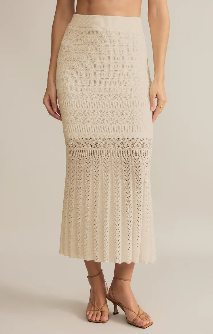 Z SUPPLY SORIA CROCHET MIDI SKIRT