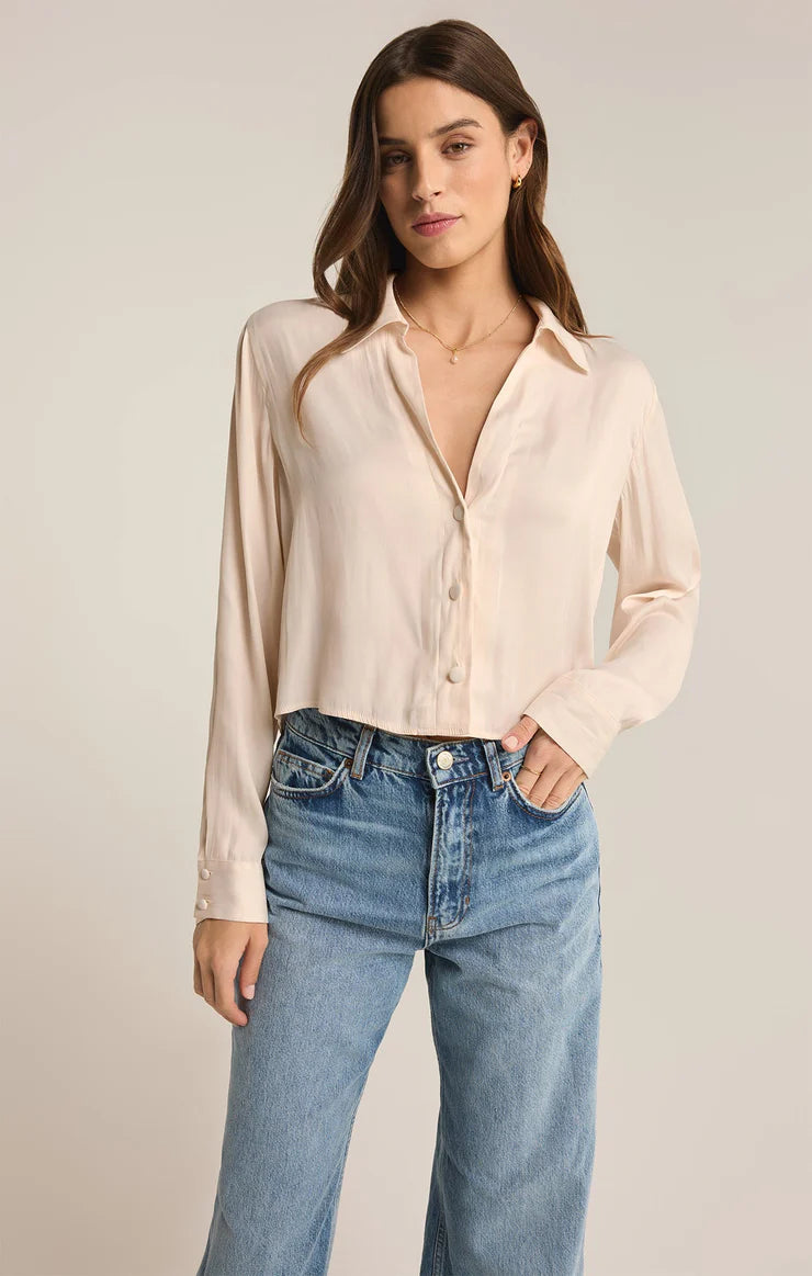 Z SUPPLY SANTE TOP IN SEA SALT