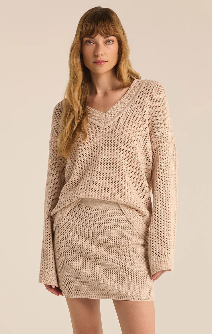 Z SUPPLY KIAMI CROCHET SWEATER