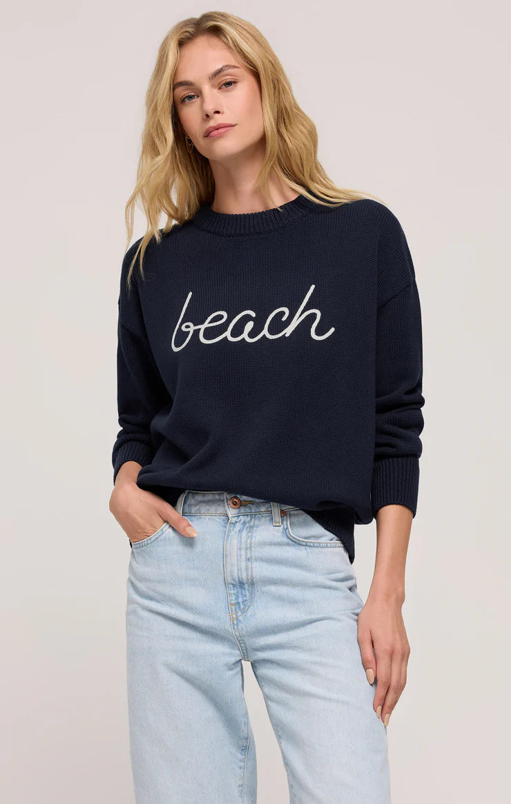 Z SUPPLY BEACH BOYFRIEND SWEATER