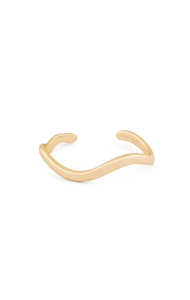 TWENTY COMPASS CURVES BRACELET IN GOLD