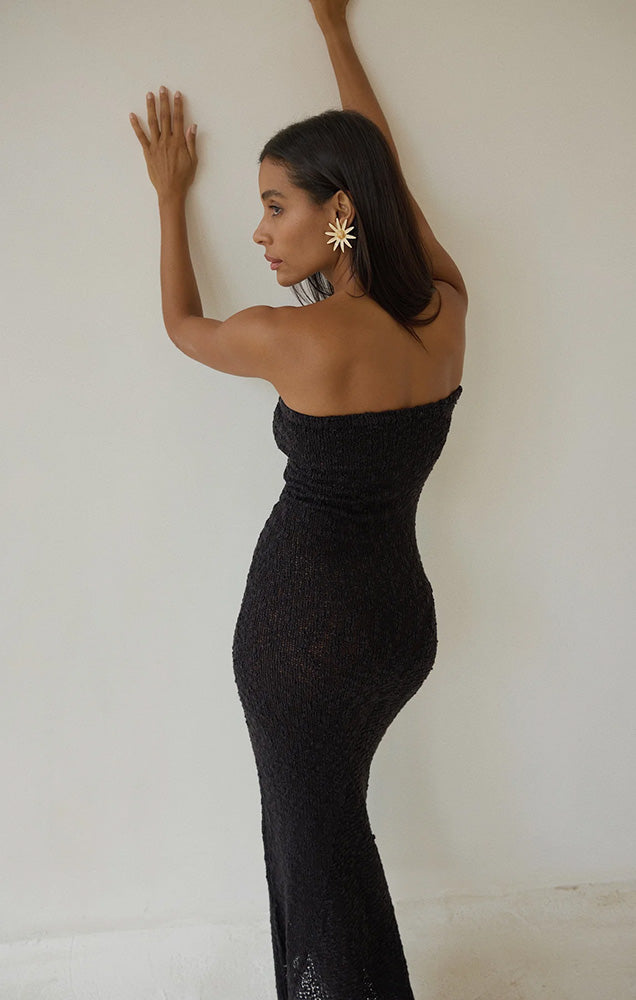 BAHHGOOSE ELV DRESS IN NOIR