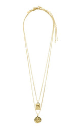 PILGRIM VALKYRIA 2-IN-1 NECKLACE SET IN GOLD