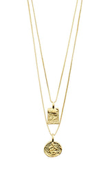 PILGRIM VALKYRIA 2-IN-1 NECKLACE SET IN GOLD