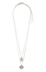 PILGRIM VALKYRIA 2-IN-1 NECKLACE SET IN SILVER