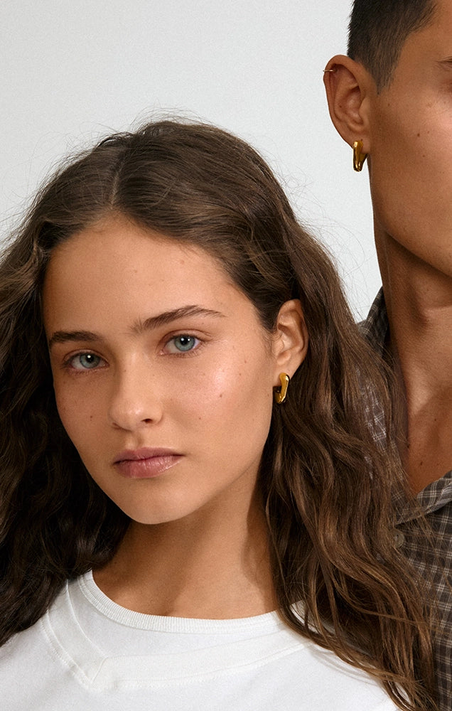 FREE RECYCLED HOOP EARRINGS
