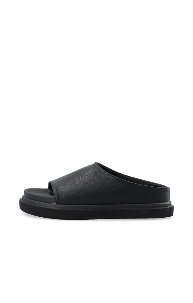 BIAMILANO FAUX LEATHER SLIDES