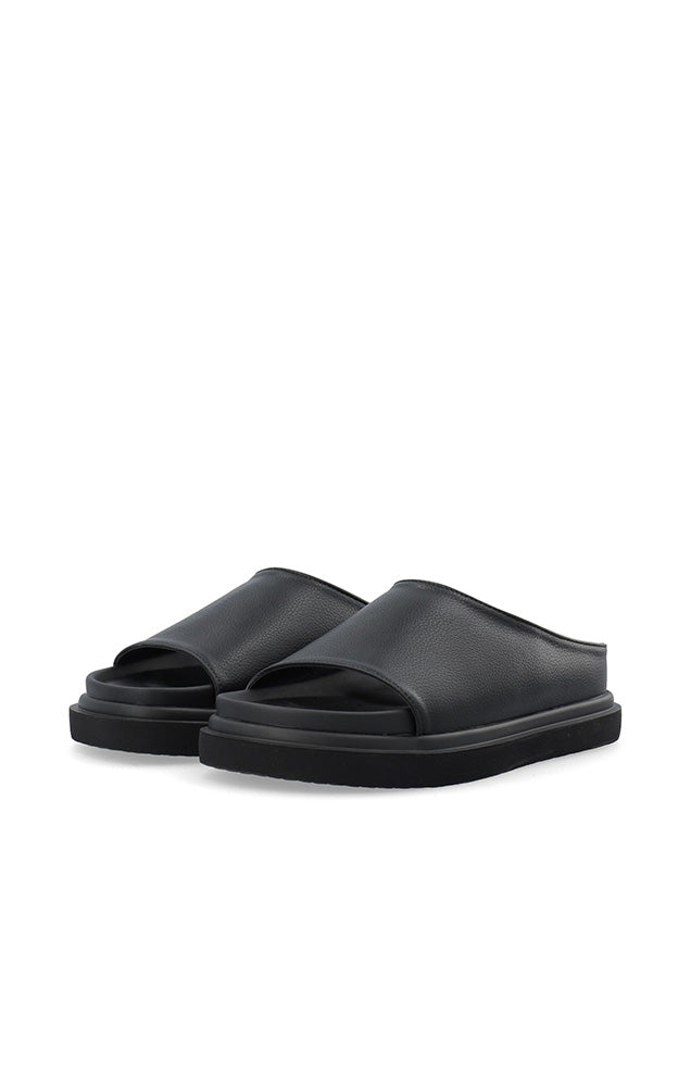 BIAMILANO FAUX LEATHER SLIDES