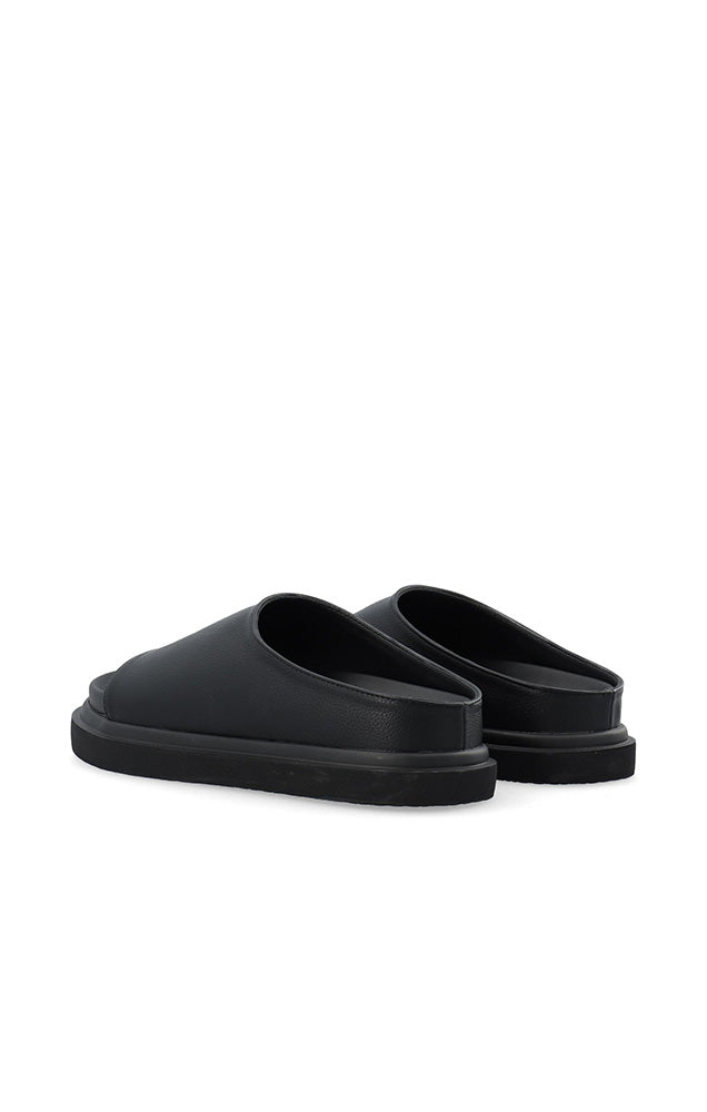 BIAMILANO FAUX LEATHER SLIDES