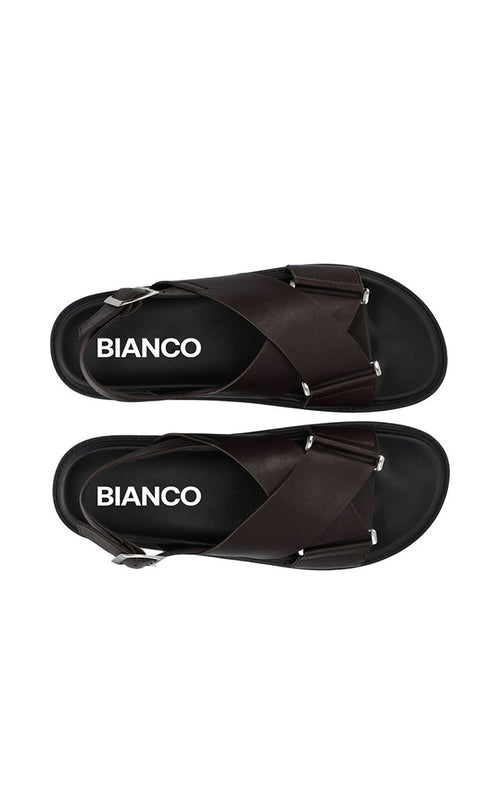 BIANCO BIAOSLO SANDALS IN BROWN