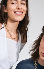 PILGRIM BELIEVE RECYCLED CHUNKY CHAIN NECKLACE IN GOLD