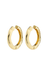 PILGRIM BELIEVE HOOP EARRINGS IN GOLD