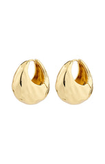 PILGRIM BELIEVE RECYCLED CHUNKY HOOP EARRINGS IN GOLD