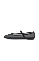 BIALILJA BALLET FLATS IN BLACK MESH