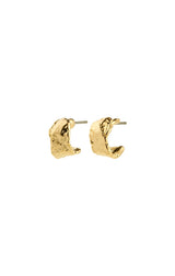 INSTANT RECYCLED HUGGIE HOOP EARRINGS IN GOLD