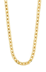 PILGRIM FEEL RECYCLED CABLE CHAIN NECKLACE IN GOLD