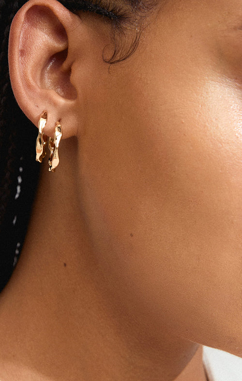 PILGRIM DAWN EARRINGS IN GOLD