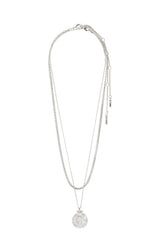 PILGRIM NOMAD 2-IN-1 NECKLACE IN SILVER