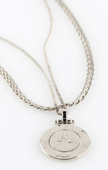 PILGRIM NOMAD 2-IN-1 NECKLACE IN SILVER