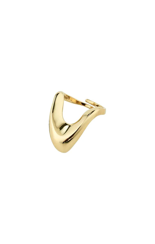 PILGRIM CLOUD RECYCLED RING IN GOLD