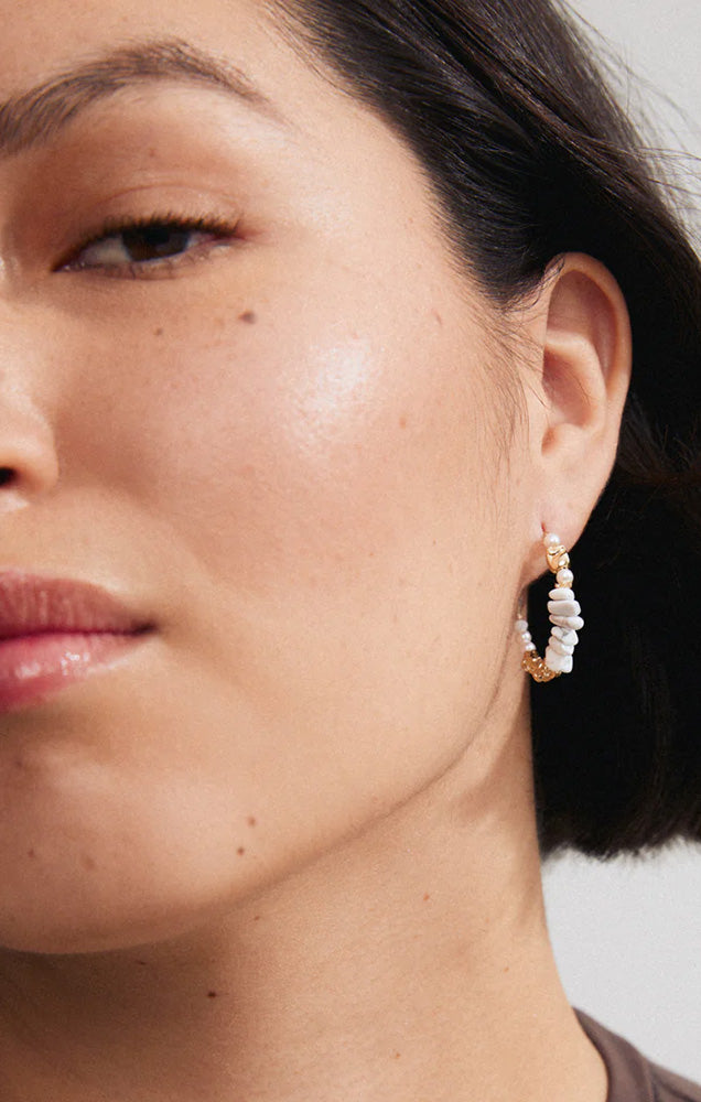 PILGRIM FORCE HOOP EARRINGS IN GOLD