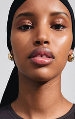 PILGRIM INTENT RECYCLED CHUNKY DROP EARRINGS IN GOLD