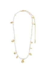 PILGRIM INTENT FRESHWATER PEARLS & PENDANTS NECKLACE IN GOLD