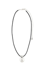 PILGRIM INTENT RECYCLED TEARDROP PENDANT NECKLACE IN SILVER