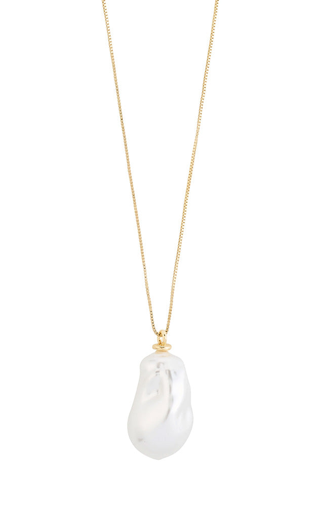 PILGRIM SKY PEARL NECKLACE IN GOLD