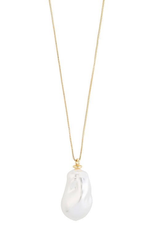 PILGRIM SKY PEARL NECKLACE IN GOLD
