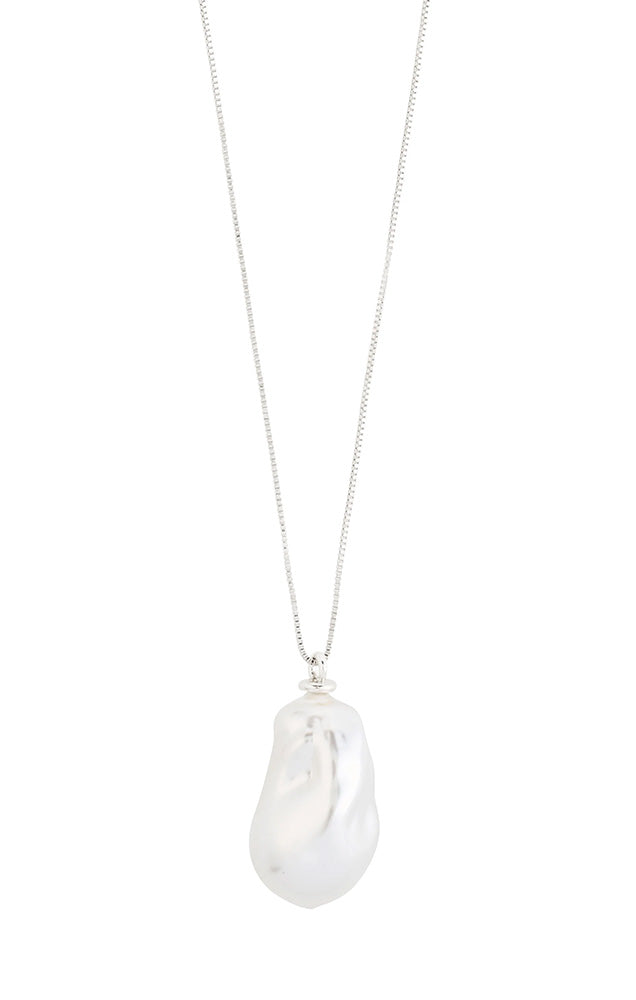 PILGRIM SKY PEARL NECKLACE IN SILVER