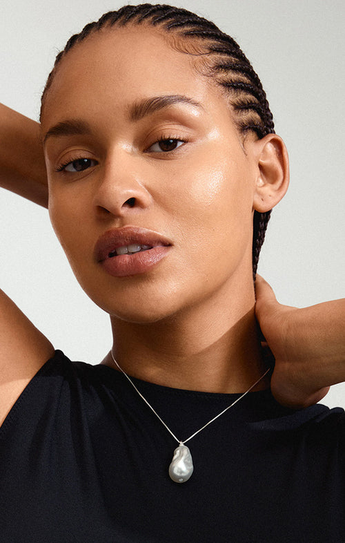 PILGRIM SKY PEARL NECKLACE IN SILVER