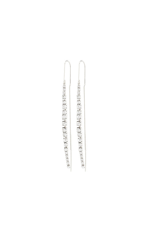 PILGRIM SKY PEARL CHAIN EARRINGS IN SILVER