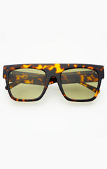 FREYRS MADISON SUNGLASSES IN TORTOISE/GREEN